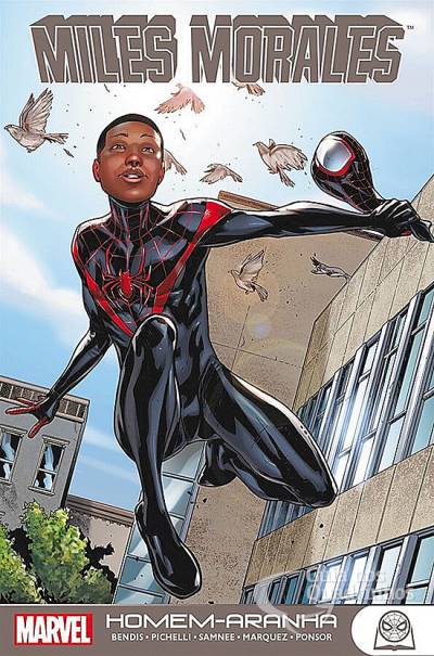Primeiro quadrinho do Homem-Aranha Miles Morales